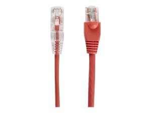 Black C6PC28-RD-12 Slim-net Cat6 250-mhz 28-awg Ethernet Patch Cable -