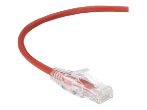 Black C6PC28-RD-12 Slim-net Cat6 250-mhz 28-awg Ethernet Patch Cable -