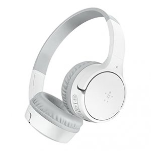 Belkin AUD001BTWHCS Soundform Kids Headphones, White W Case