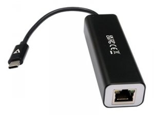 V7 V7UCRJ45USB3 Blk Usb-c To Rj45 Plus 3xusb