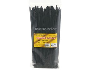 Monoprice 5795 Cable Tie 6 Inch_ 100pcspack - Black