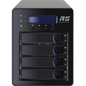 Highpoint SSD6540M Rd  4-bay M.2 Nvme Raid Storage Enclosure Brown Box