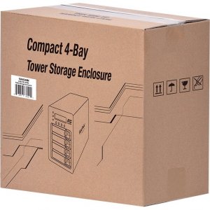 Highpoint SSD6540M Rd  4-bay M.2 Nvme Raid Storage Enclosure Brown Box