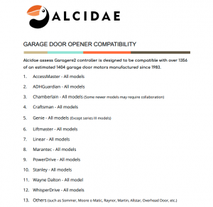 Alcidae AG-02 Garager2 Controller And Camera