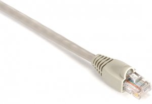 Black FM693 Cat6 Keystone Feed-through Straight-pinn