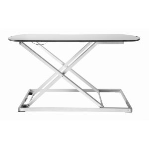 Inland 05515 Standing Desk, Quick Release, White. Material: Resistance