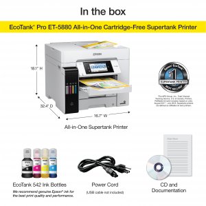 Epson C11CJ28201 Ecotank Pro Et-5880 All-in-one Printer