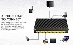 Netis ST3108GC 8-port Gigabit Ethernet Desktop Switch - Fast  Reliable