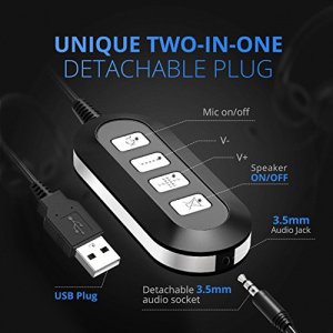 Imsourcing MPPA071AB Mpow 071 Usb Headset