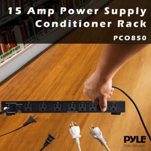 Pyle PCO850 (r)  9-outlet Rack-mountable Power Strip Surge Protector