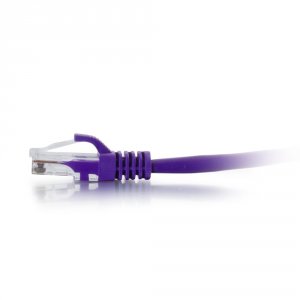 C2g 50834 50ft Cat6a Snagless Utp Cable-purple