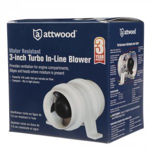 Attwood SMD 17334 Attwood Turbo 3000 Series Water-resitant, In-line Bl