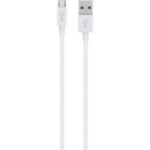 Belkin F2CU021-04WHTTM Cable,premium,usb,usbausbmicrob,4,white