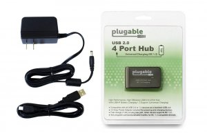 Plugable USB2-HUB4BC Plugable Usb 2.0 4-port High Speed Hub