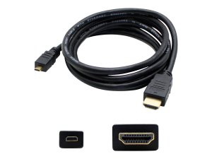 Addon HDMI2MHDMI25F 25ft Hdmi 1.4 To Micro-hdmi 1.4 Adapter