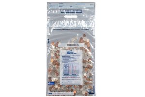 Royal RMTE-1222 Tamper Evident Coin Bags-clear