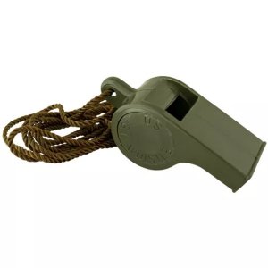 Fox 38-31B Gi Style Plastic Whistle 12 Pack