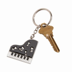 Creative 2407 Piano Key Chain With Crystals, 3