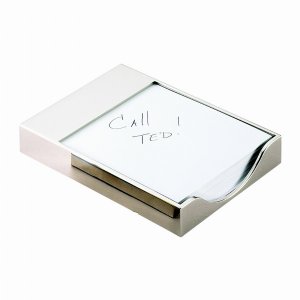 Creative 3424 Memo Pad Holder, Nickel Plated 6 X 4.5