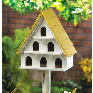 Songbird 14114S Three-story A-frame Wood Bird Condo