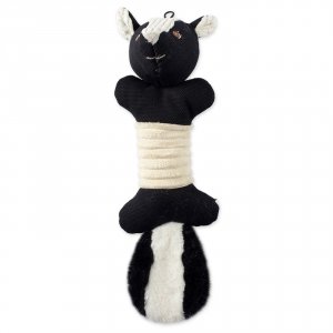 Bone CAMZ38169S Squeaky Skunk Pet Toy