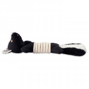 Bone CAMZ38169S Squeaky Skunk Pet Toy