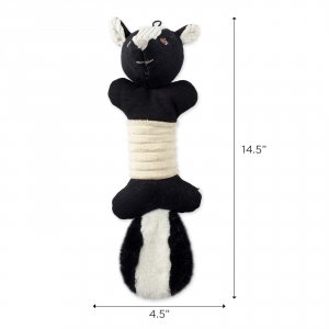 Bone CAMZ38169S Squeaky Skunk Pet Toy