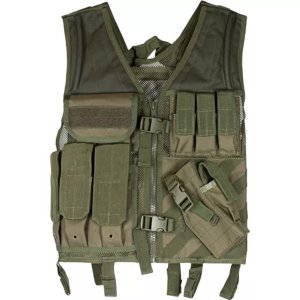 Fox 65-230 Assault Cross Draw Vest - Olive Drab