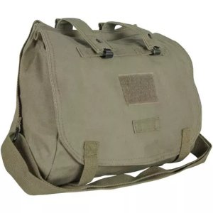 Fox 43-091 Retro Hungarian Shoulder Bag With Plain Flap - Olive Drab