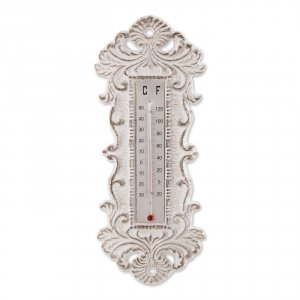 Accent 4506285 Antique-look Ornate Cast Iron Thermometer