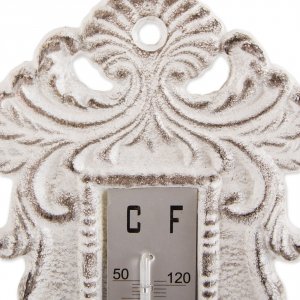 Accent 4506285 Antique-look Ornate Cast Iron Thermometer