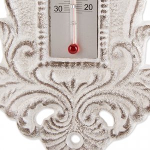 Accent 4506285 Antique-look Ornate Cast Iron Thermometer