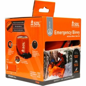 Sol 0140-1142 Sol Emergency Bivvy With Rescue Whistle Orange