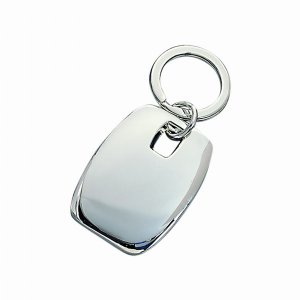 Creative 3069 Puffed Rectangle Key Tag, 1.375