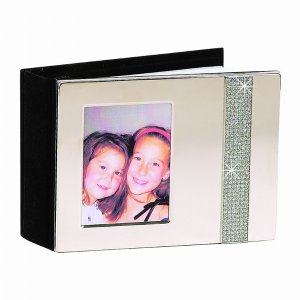 Creative 3980 Glitter Galore 12 Frame Cover Album, Nickel Plated