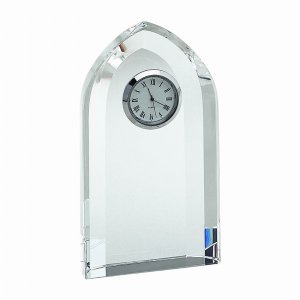 Creative 4142 Optic Crystal Arched Clock, 6