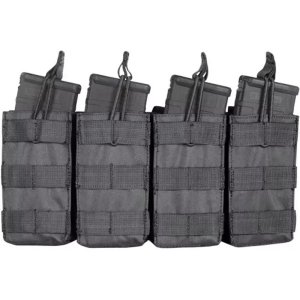 Fox 56-614 M4 120-round Quad Quick Deploy Pouch - Black