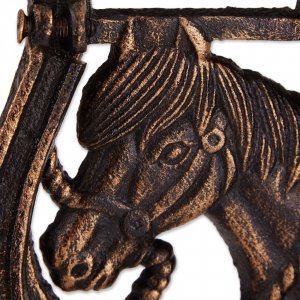 Accent 4506229 Cast Iron Door Knocker - Horse And Horseshoe