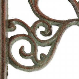 Accent 4506255 Cast Iron Plant Hanging Bracket Hook - Swirls