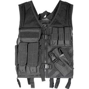 Fox 65-231 Assault Cross Draw Vest - Black