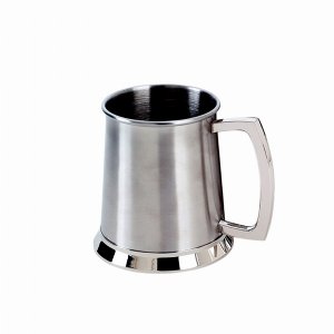 Creative 11084 Satin Tankard, Stainless Steel 20 Oz Cap 4.5