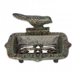 Accent 4506487 Cast Iron Soap Dish - Bird