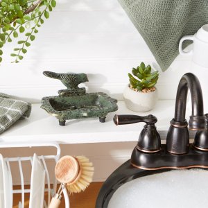 Accent 4506487 Cast Iron Soap Dish - Bird