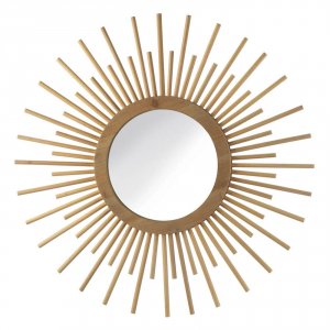 Nikki 5001001 Wood Sunburst Mirror