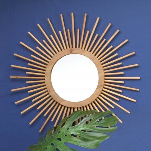 Nikki 5001001 Wood Sunburst Mirror