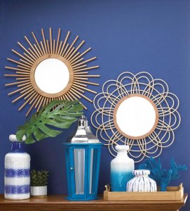 Nikki 5001001 Wood Sunburst Mirror