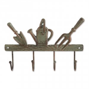 Accent 4506237 Cast Iron Garden Tools Wall Hook