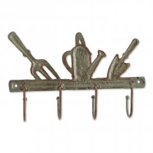 Accent 4506237 Cast Iron Garden Tools Wall Hook