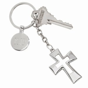 Creative 2427 Open Cross Key Chain, 4.75