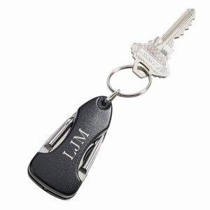 Creative 2440 Black Key Chain With Multi-tools, 3.5